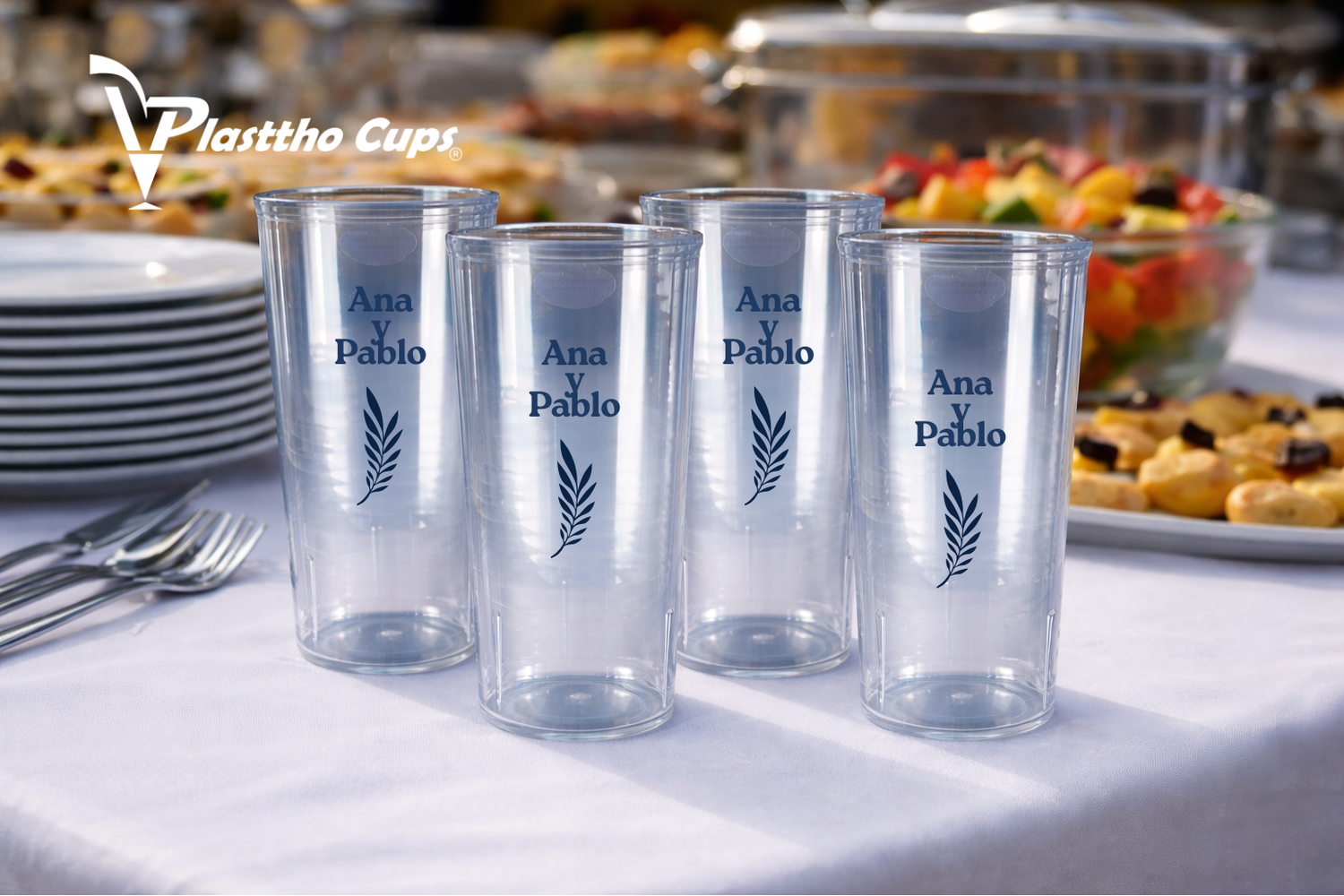 Vasos personalizados: una oportunidad creativa para negocios de publicidad, eventos y catering