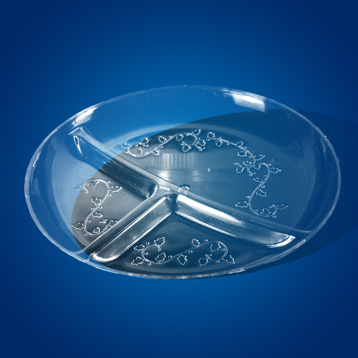 Botanero Redondo con 3 Divisiones