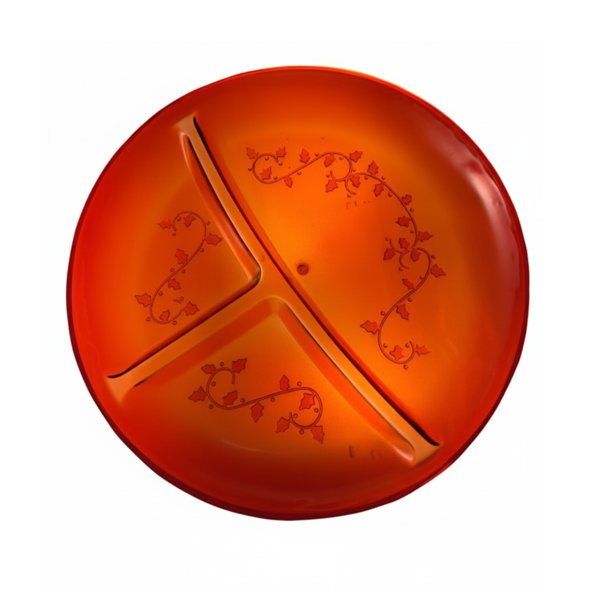 Botanero Redondo con 3 Divisiones