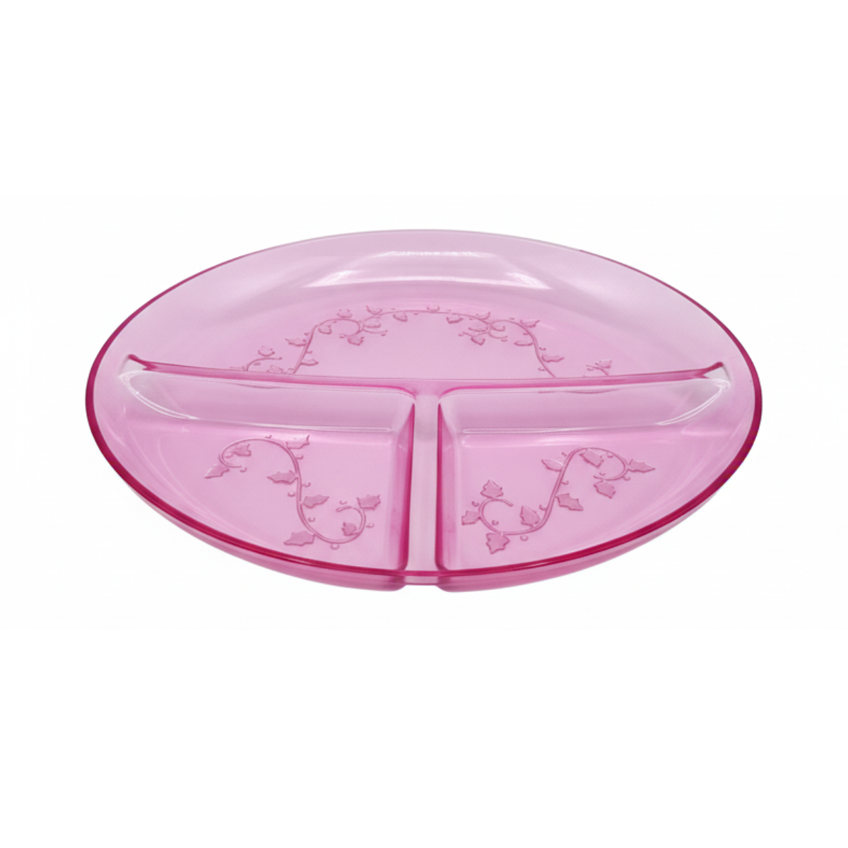 Botanero Redondo con 3 Divisiones