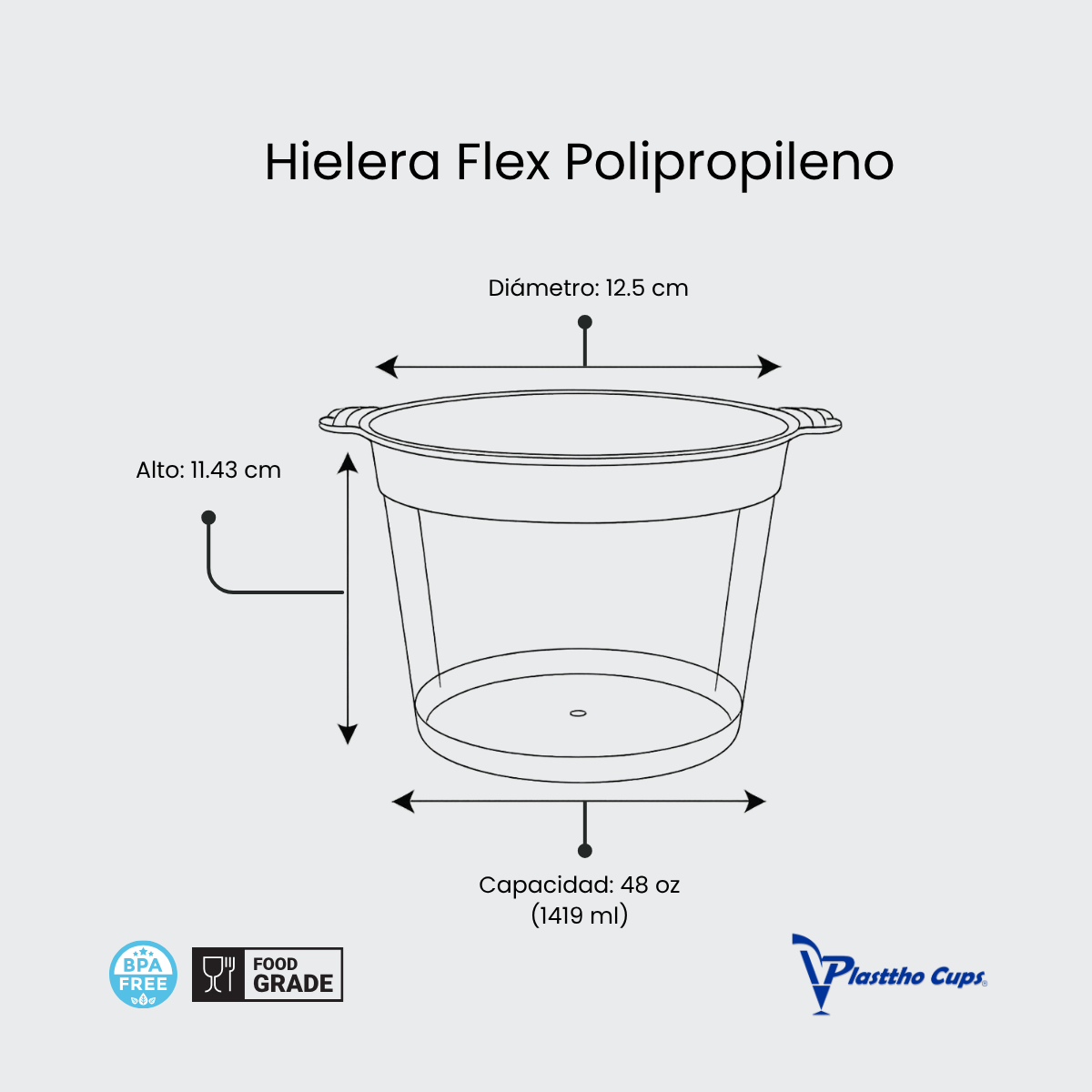Hielera Flex Polipropileno